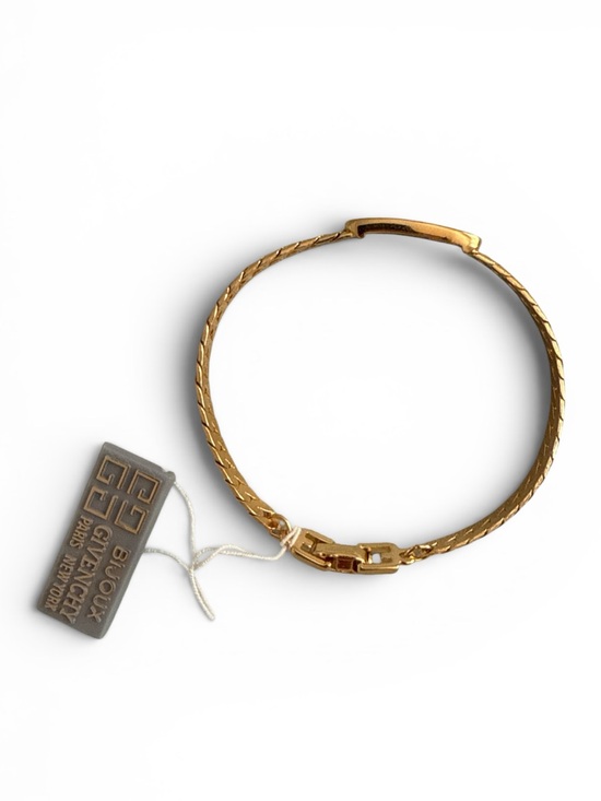 Givenchy Gold-Tone Twisted Link Bracelet